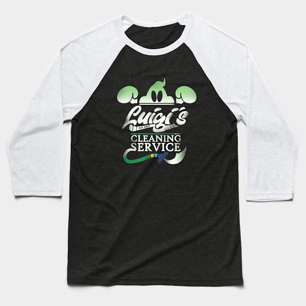 Italian Cleaning Service Baseball T-Shirt by YukiGoomba